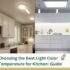 Choosing the Best Light Color Temperature for Bathroom.