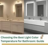 Choosing the Best Light Color Temperature for Bathroom.